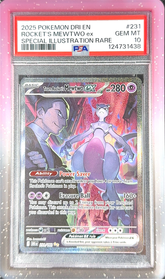 PSA 10 Team Rocket's Mewtwo